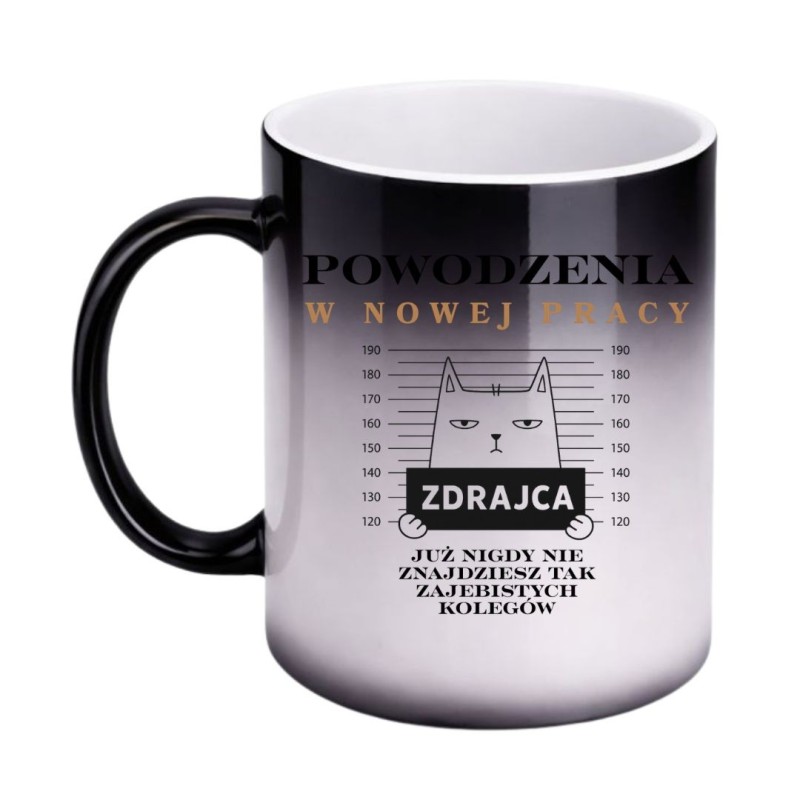KUBEK "POWODZENIA W NOWEJ PRACY" - MAGICZNY