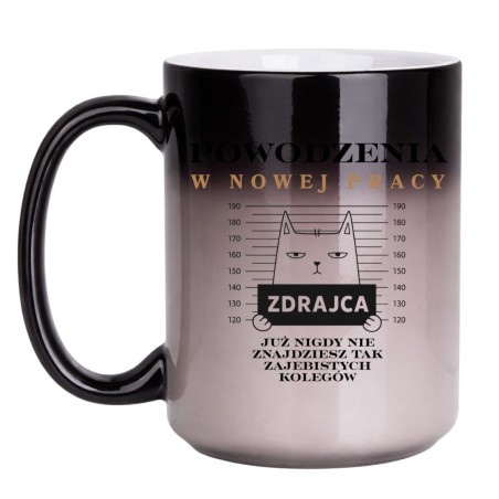 KUBEK "POWODZENIA W NOWEJ PRACY" - DUŻY MAGICZNY