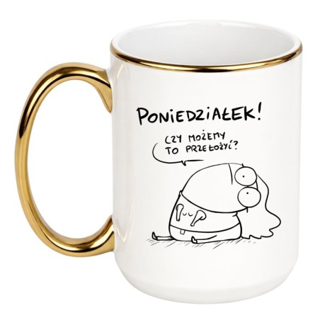 KUBEK "PONIEDZIAŁEK! CZY MOŻEMY TO PRZEŁOŻYĆ?"