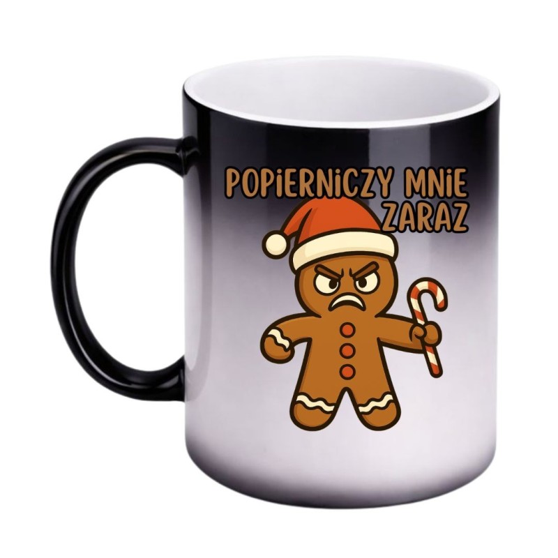 KUBEK "POPIERNICZY MNIE ZARAZ" MAGICZNY