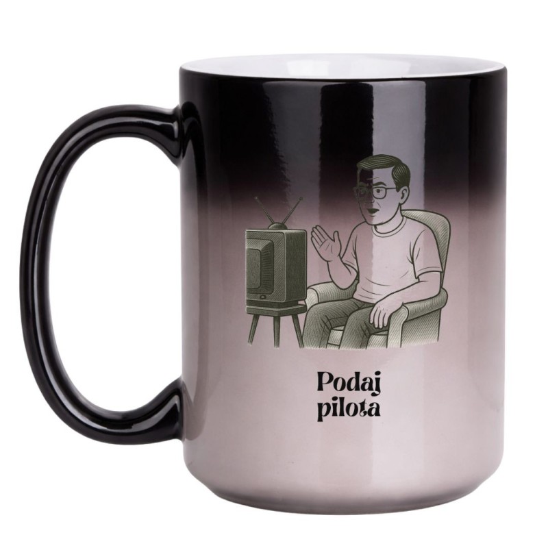 KUBEK "PODAJ PILOTA" DUŻY MAGICZNY