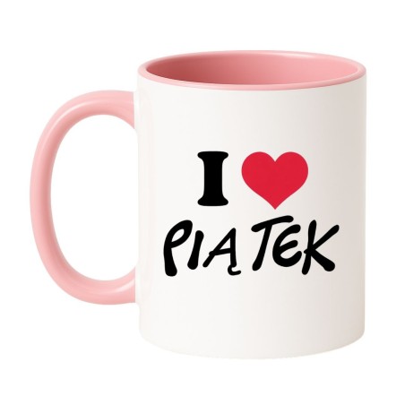kubek weekendowy z napisem