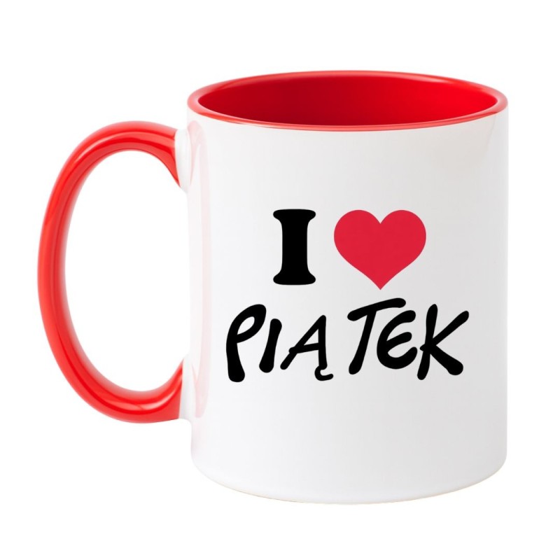 kubek i love friday po polsku