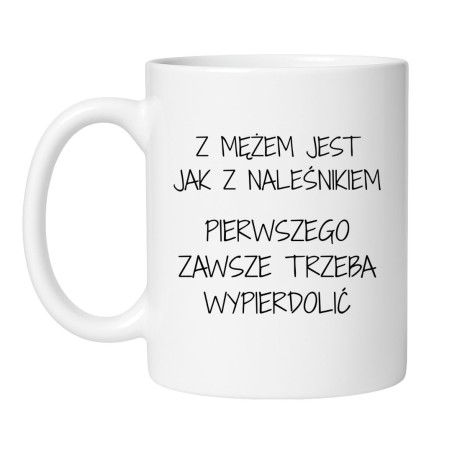 Śmieszny kubek dla kobiety po rozwodzie