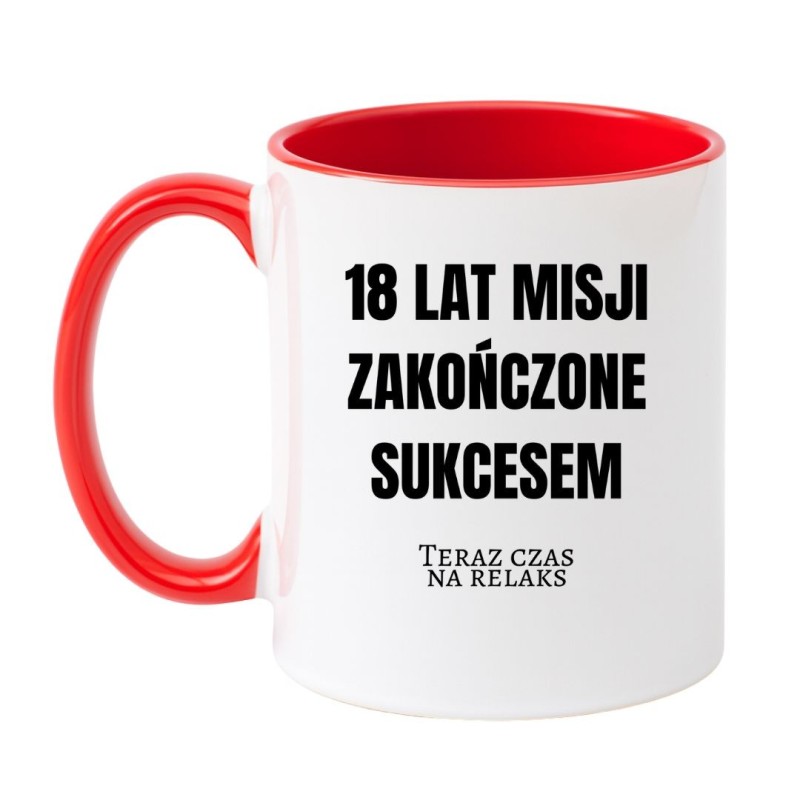 zabawny kubek na osiemnastkę