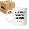 36x kubek 330 ml dla rodzica 18-latka „18 lat misji zakończone sukcesem” hurt