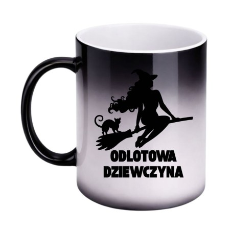KUBEK "ODLOTOWA DZIEWCZYNA" MAGICZNY
