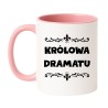 śmieszny kubek Królowa dramatu prezent dla siostry lub przyjaciółki