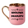 kubek Królowa dramatu minimalistyczny kubek z zabawnym napisem