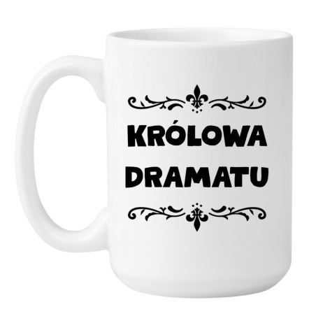 zabawny kubek Królowa dramatu prezent dla kobiety z temperamentem
