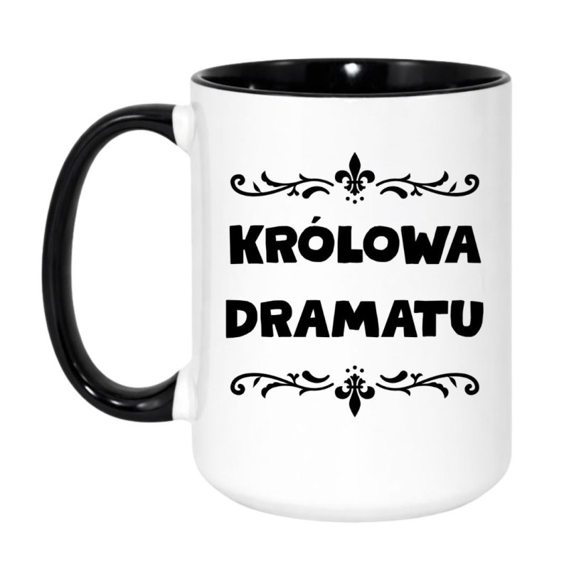 kubek z humorem Królowa dramatu prezent dla siostry