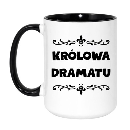 kubek z humorem Królowa dramatu prezent dla siostry
