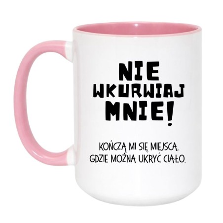 do kupienia kubek ceramiczny z wulgarnym żartem