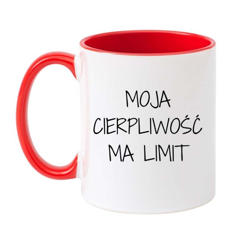 Humorystyczny kubek dla osoby z dystansem i temperamentem