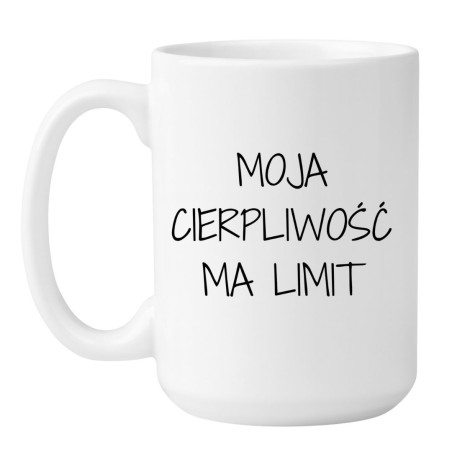 Kubek 450 ml z nadrukiem dla osoby, która lubi mocne teksty