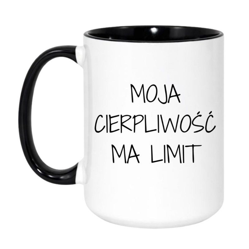 Śmieszny gadżet prezentowy w formie białego kubka