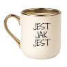 Kubek z napisem Jest jak jest jako prezent z humorem