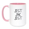 Humorystyczny kubek dla osoby z dystansem do życia