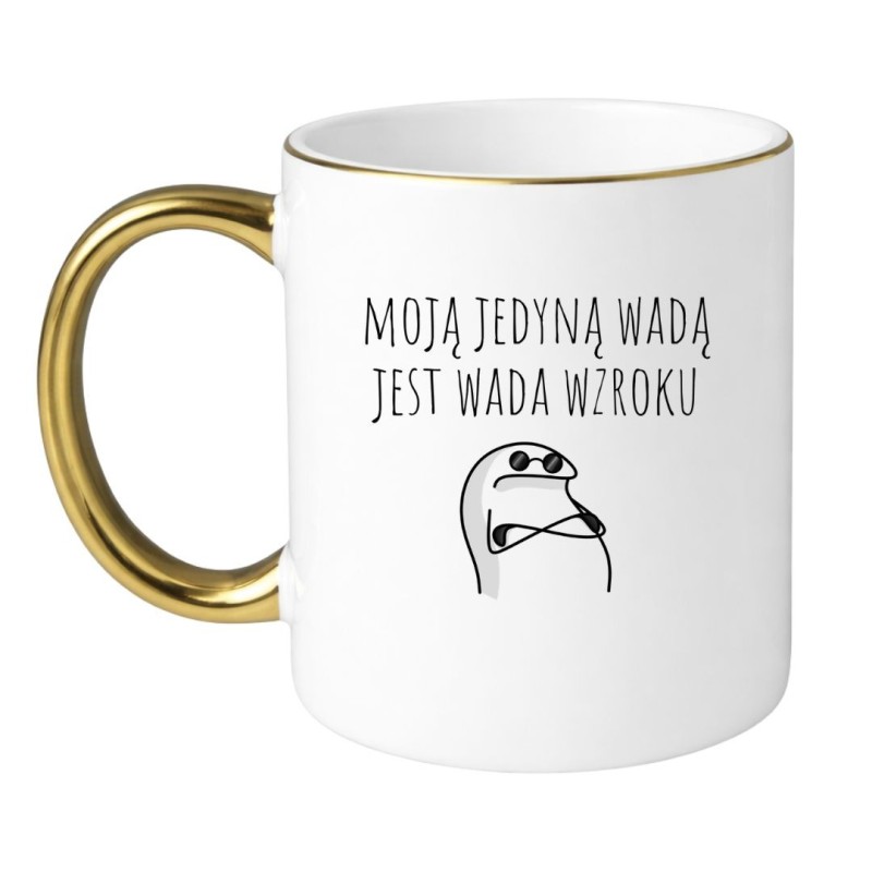 KUBEK "MOJĄ JEDYNĄ WADĄ JEST WADA WZROKU"