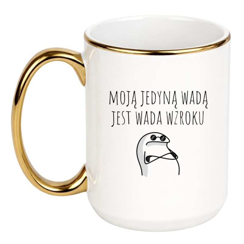 KUBEK "MOJĄ JEDYNĄ WADĄ JEST WADA WZROKU"