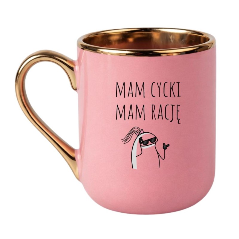 KUBEK "MAM CYCKI MAM RACJĘ"