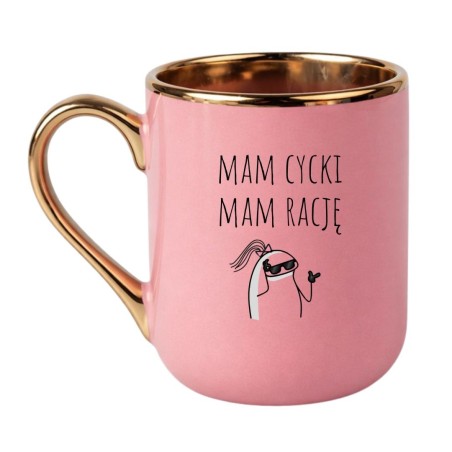 KUBEK "MAM CYCKI MAM RACJĘ"