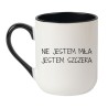 Śmieszny kubek dla siostry "NIE JESTEM MIŁA JESTEM SZCZERA"