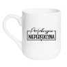 Kubek z napisem perfekcyjnie nieperfekcyjna na prezent dla koleżanki