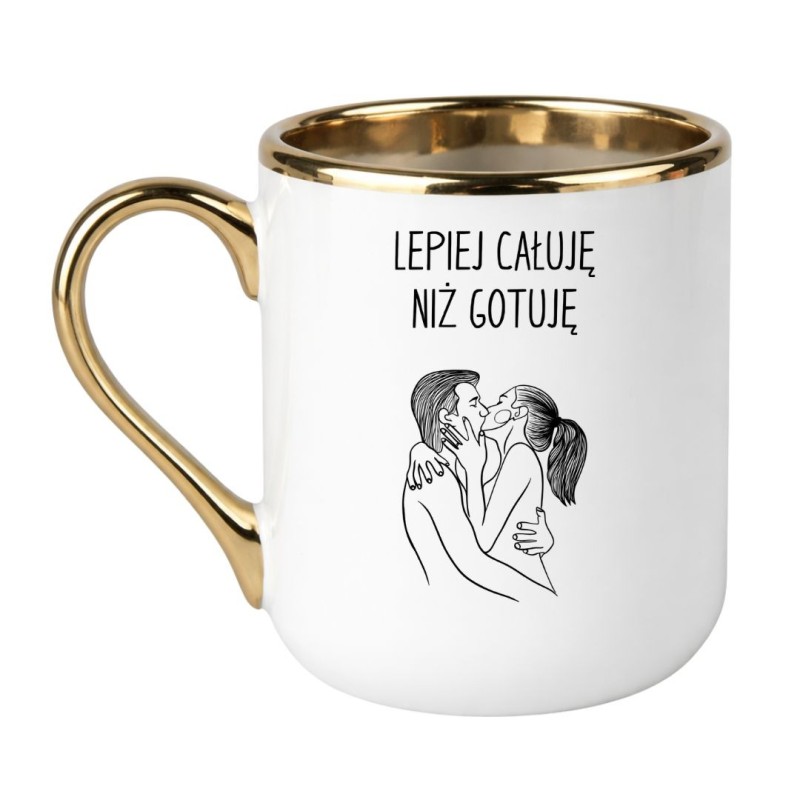 KUBEK "LEPIEJ CAŁUJĘ NIŻ GOTUJĘ"