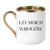 Śmieszny kubek z napisem Łzy moich wrogów
