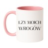 Śmieszny kubek z napisem Łzy moich wrogów
