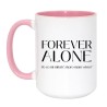 Kubek z napisem Forever Alone