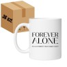36 x Kubek z napisem Forever Alone
