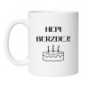 Kubek urodzinowy Hepi Berzdej prezent na urodziny Happy Birthday