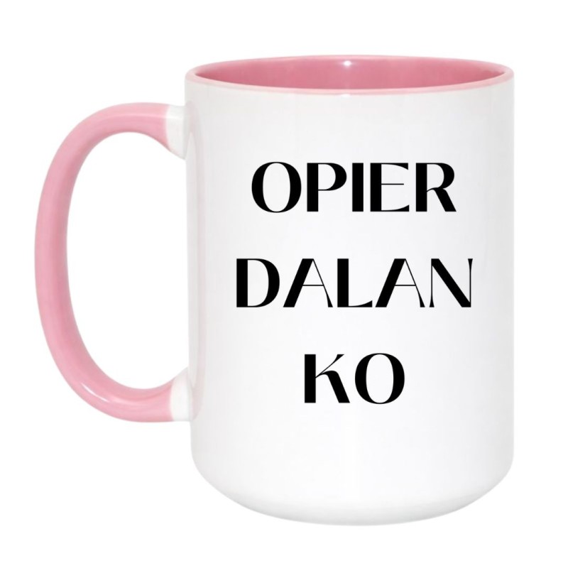 Wulgarny kubek XXL bez cenzury z napisem OPIERDALANKO