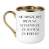 Kubek dla kobiety Nie muszę być idealna wystarczy że jestem zajebista
