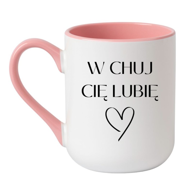 Kubek miłosny W CHUJ CIĘ LUBIĘ