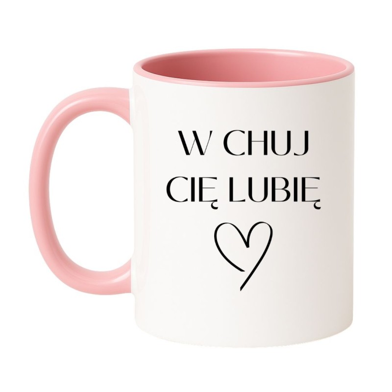 Kubek miłosny W CHUJ CIĘ LUBIĘ