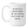 Kubek 450 ml Jestem na emeryturze nic nie muszę ewentualnie mogę