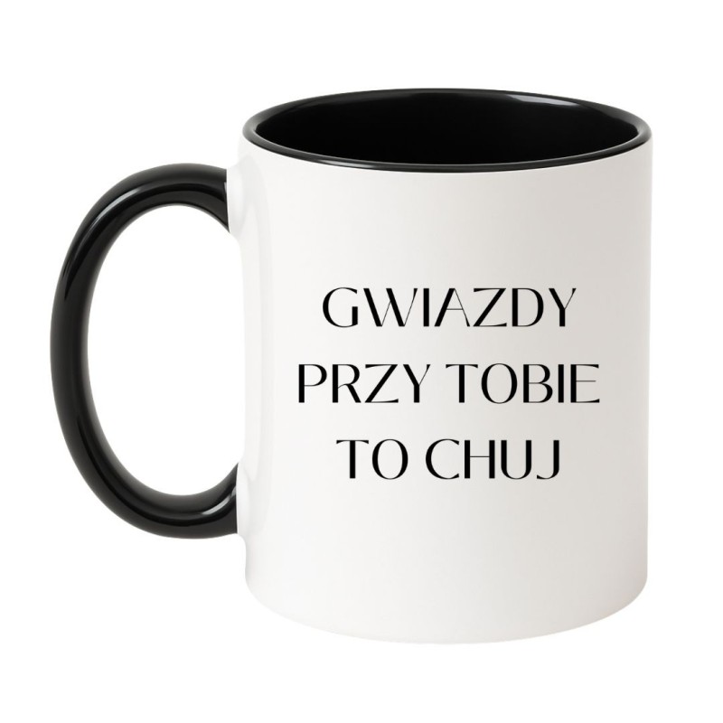 Kubek "Gwiazdy przy tobie to chuj"