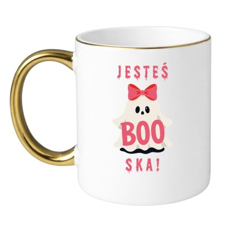 Kubek „Jesteś BOO-ska!” – prezent dla dziewczyny