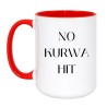 Kubek bez cenzury 450 ml NO KURWA HIT