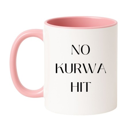 Kubek bez cenzury 330 ml NO KURWA HIT