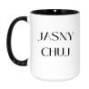 Kubek z wulgarnym napisem bez cenzury JASNY CHUJ