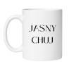 Kubek z wulgarnym napisem bez cenzury JASNY CHUJ