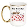 Śmieszny kubek 450 ml 'Moja historia życia'