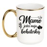 Kubek duży 450 ml dla mamy "Mamo jesteś moją bohaterką"