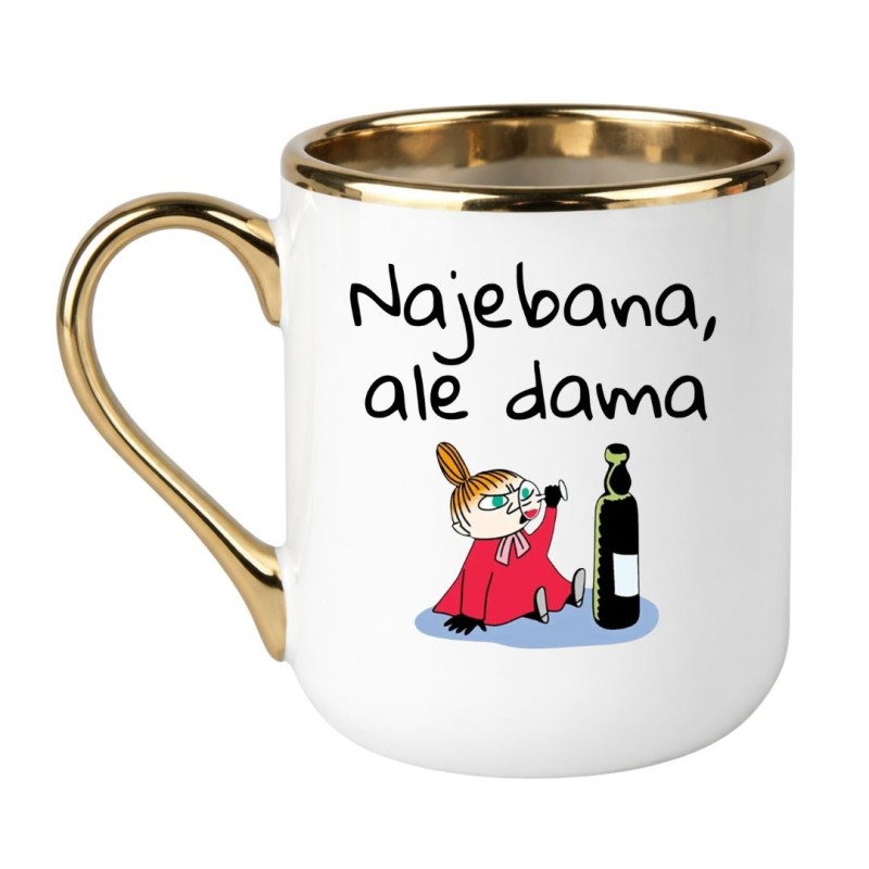 KUBEK "NAJEBANA, ALE DAMA" MAGICZNY