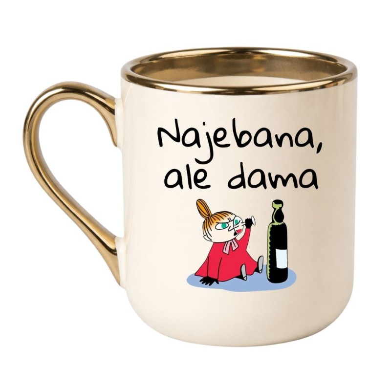 KUBEK "NAJEBANA, ALE DAMA" MAGICZNY