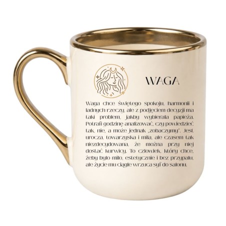 Śmieszny kubek astrologiczny dla Wagi | NASTY
